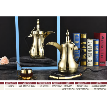 stainless steel luxury Anti-overflow Arabic coffee maker